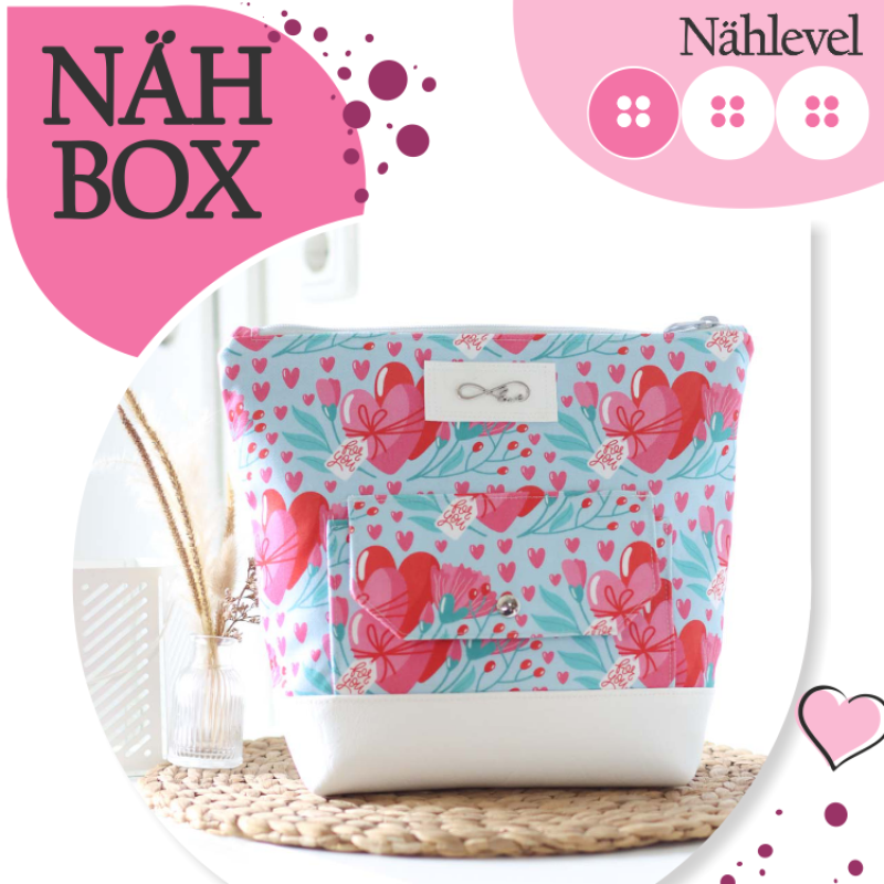 Nähbox große Kosmetiktasche - For You!