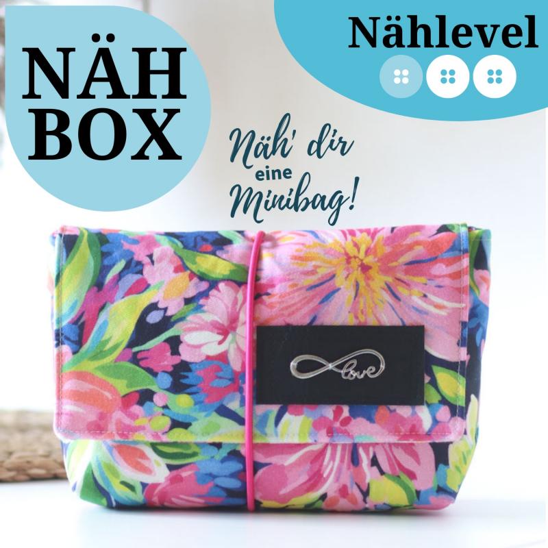 Nähset Minibag - Tropical Flowers