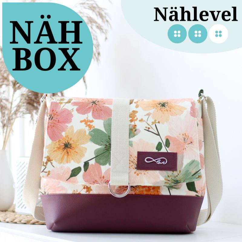 Nähset Tasche 'Katie' - Blumengarten