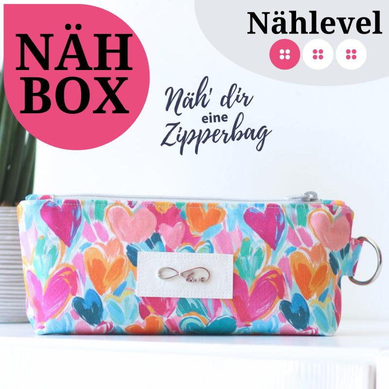 Nähset Zipperbag - Colorful