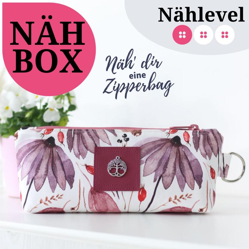 Nähset Zipperbag - Purple
