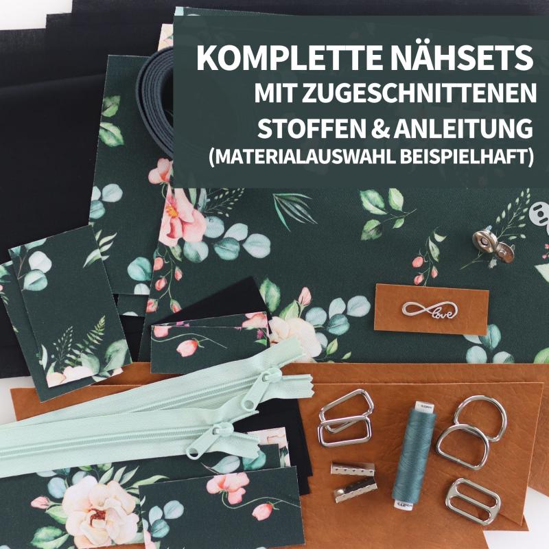 Nähset Tasche 'Katie' - Waxed Dark