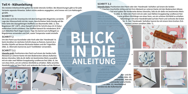 Nähset Utensilo klein - Herzstück