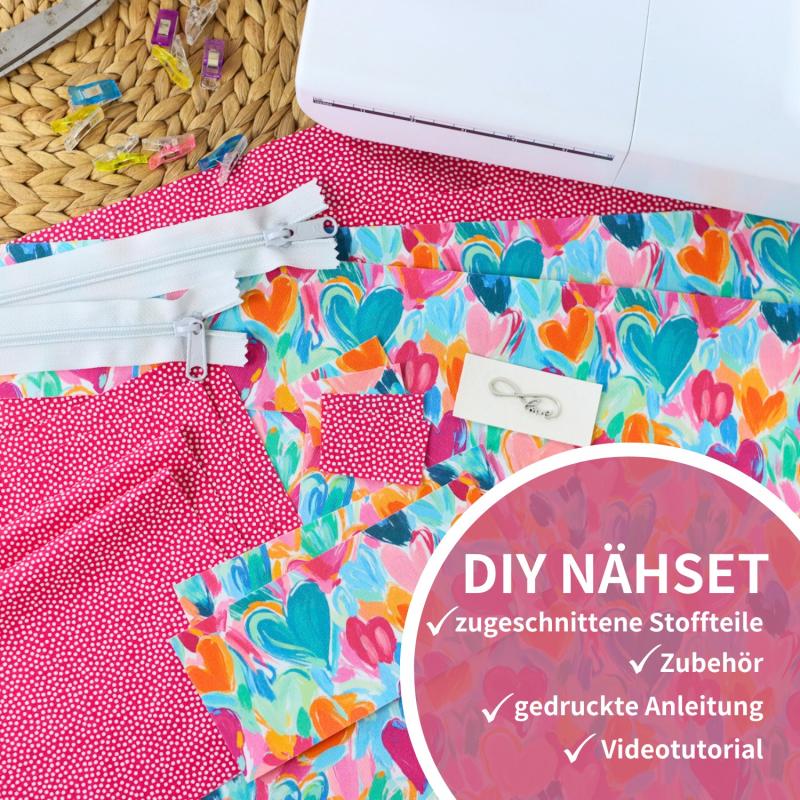 Nähset Boxybag 'Mini' - Herzallerliebst