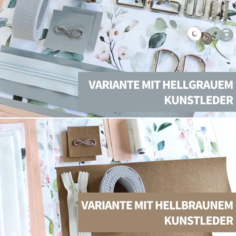 Nähset Tasche 'Katie' - Eukalyptus korall