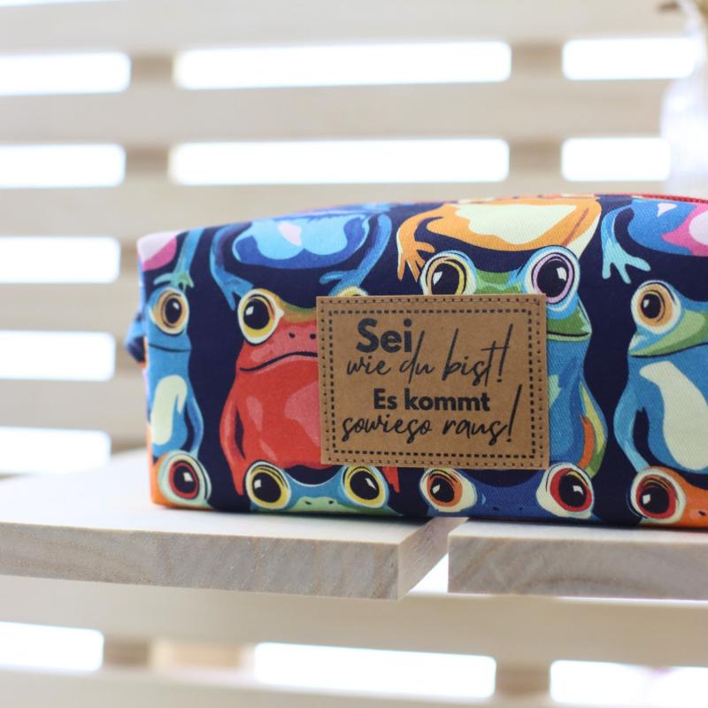 Nähset Boxybag 'Mini' - Froschkönig inkl. Labelset 'Crazy'
