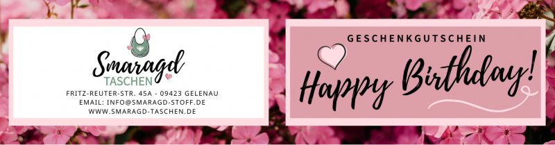 Geschenkgutschein - Happy Birthday!