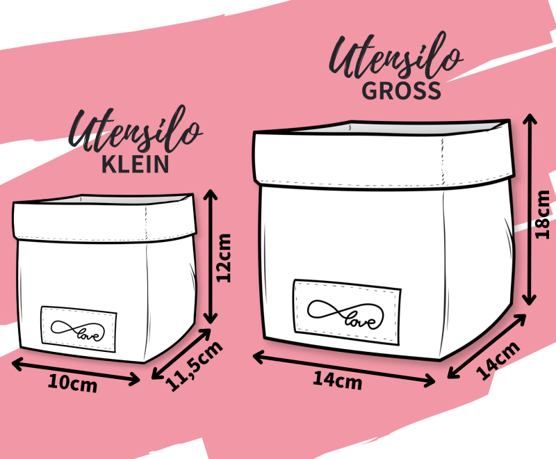 Nähset Utensilo groß - Feathers Cream