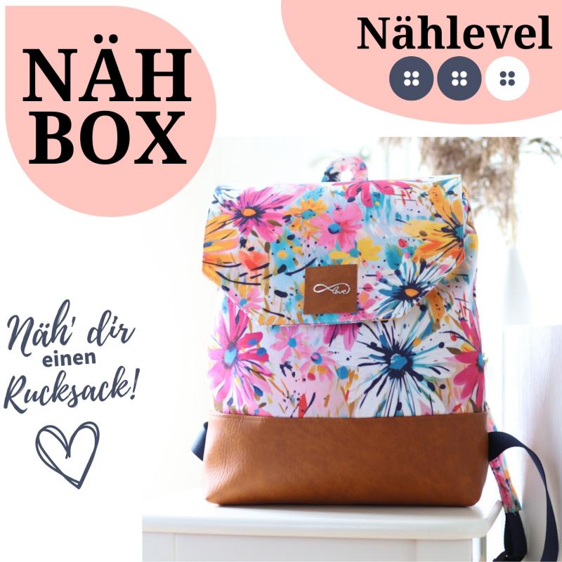 Nähbox Rucksack - Blumenkind