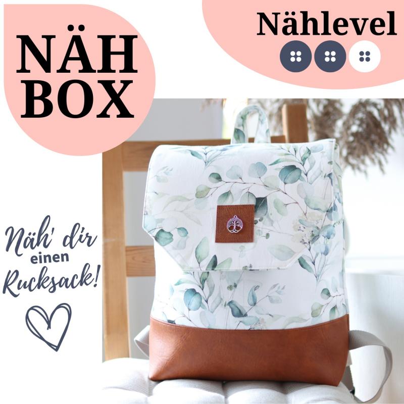 Nähbox Rucksack - Eukalyptus