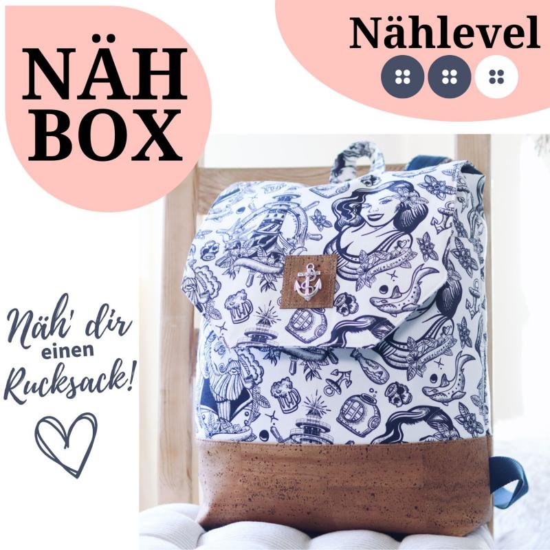 Nähbox Rucksack - Raue See