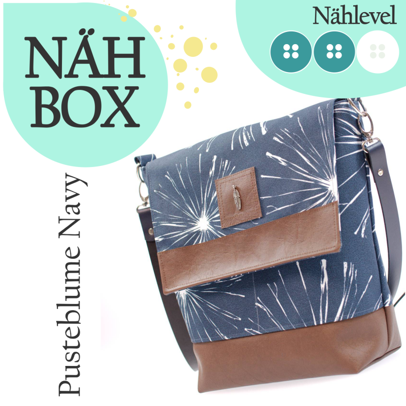 Nähbox 'Amber' - Pusteblume Navy