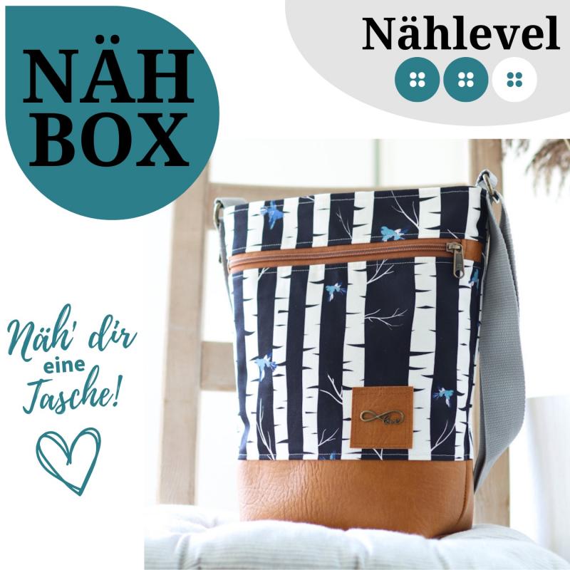 Nähset Umhängetasche - Birkenwald