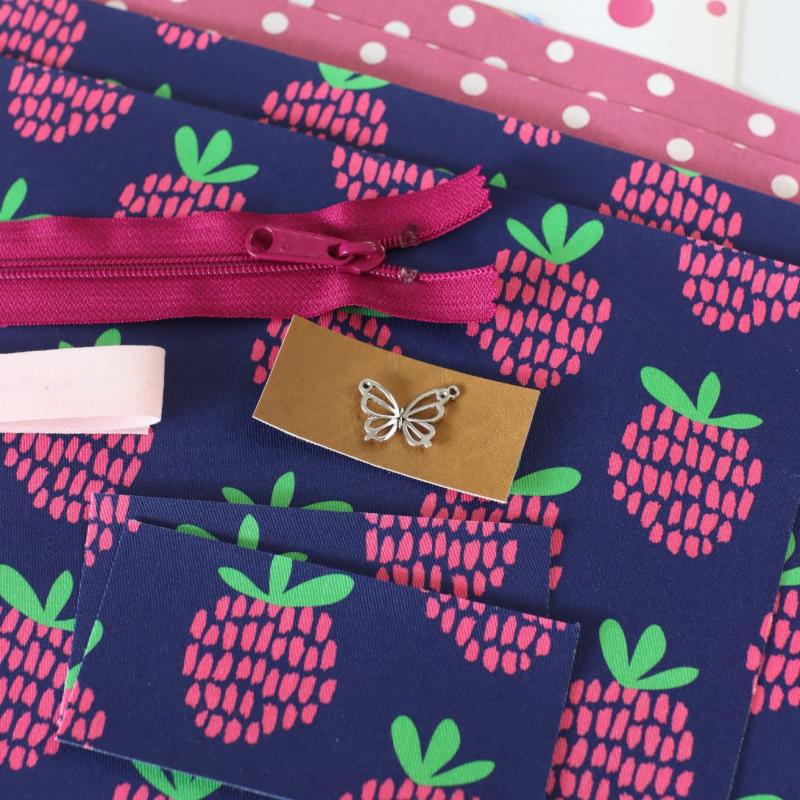 Nähset Boxybag 'Mini' - Himbeere