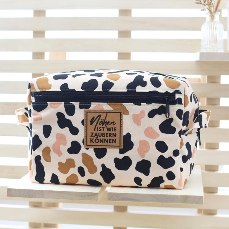 Nähset Boxybag 'Maxi' - Leo inkl. Labelset 'Nähliebe'