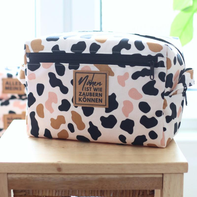 Nähset Boxybag 'Maxi' - Leo inkl. Labelset 'Nähliebe'