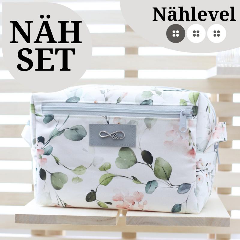 Nähset Boxybag 'Maxi' - Eukalyptus korall