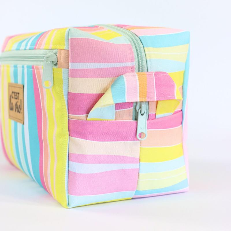 Nähset Boxybag 'Maxi' - Summerfeeling inkl. Labelset 'C'est la vie!'
