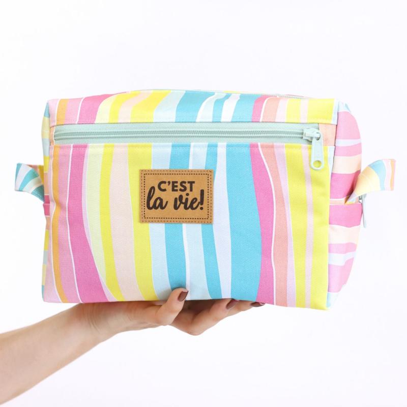 Nähset Boxybag 'Maxi' - Summerfeeling inkl. Labelset 'C'est la vie!'