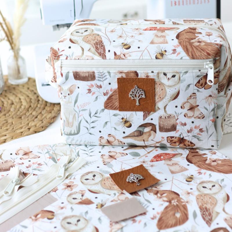 Nähset Boxybag 'Maxi' - Waldtiere