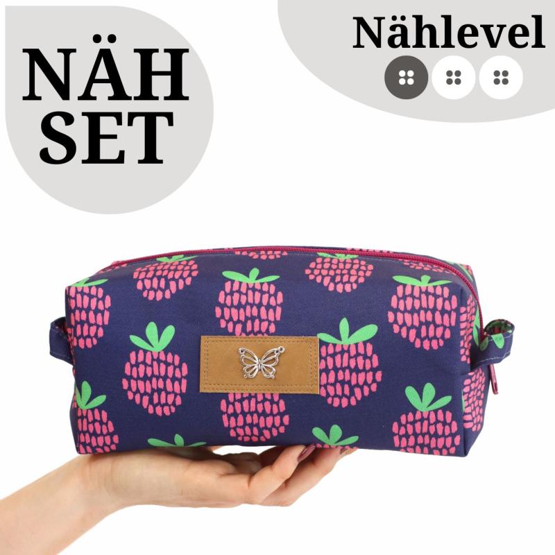 Nähset Boxybag 'Medium' - Himbeere