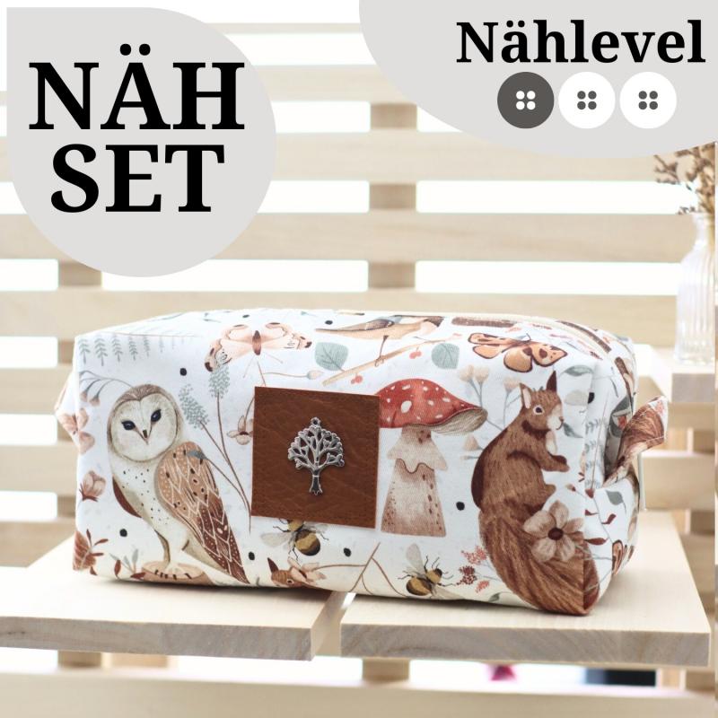 Nähset Boxybag 'Medium' - Waldtiere