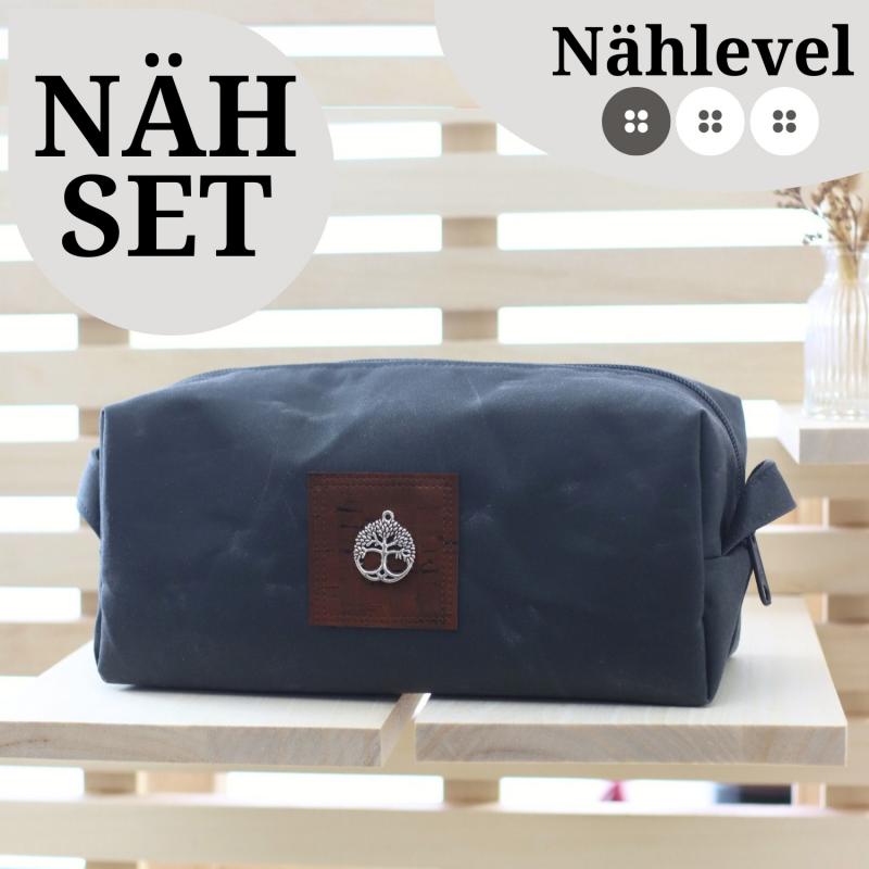 Nähset Boxybag 'Medium' - Waxed Dark