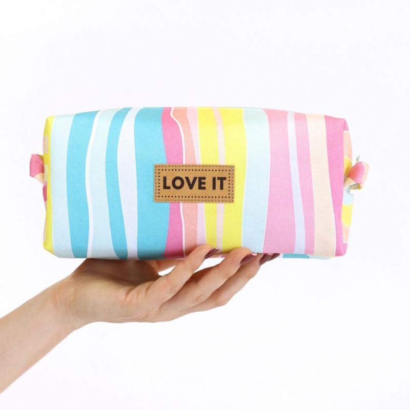 Nähset Boxybag 'Medium' - Summerfeeling inkl. Labelset 'C'est la vie!'