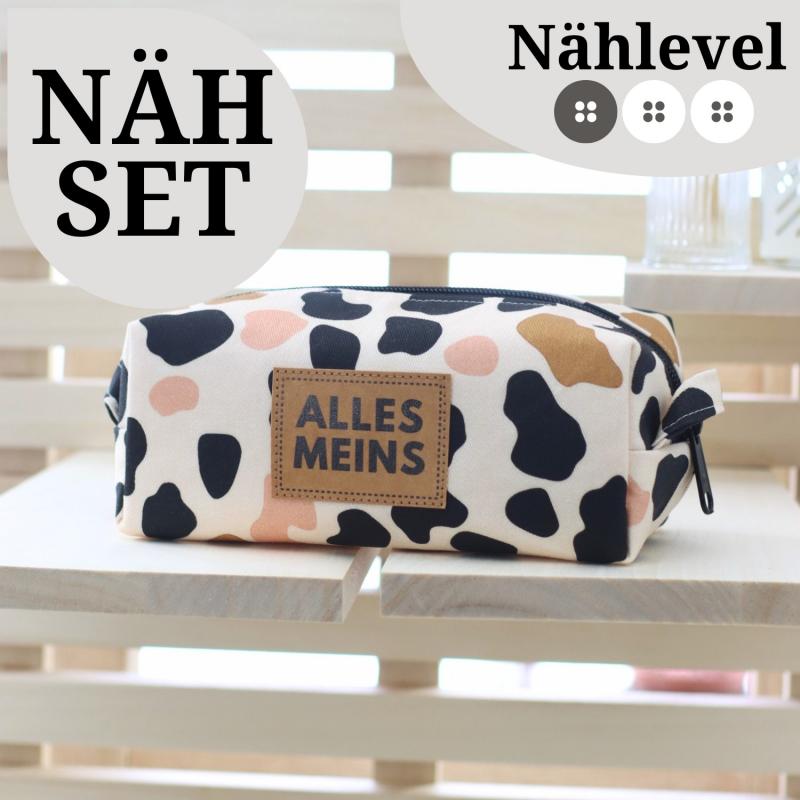 Nähset Boxybag 'Mini' - Leo inkl. Labelset 'Nähliebe'