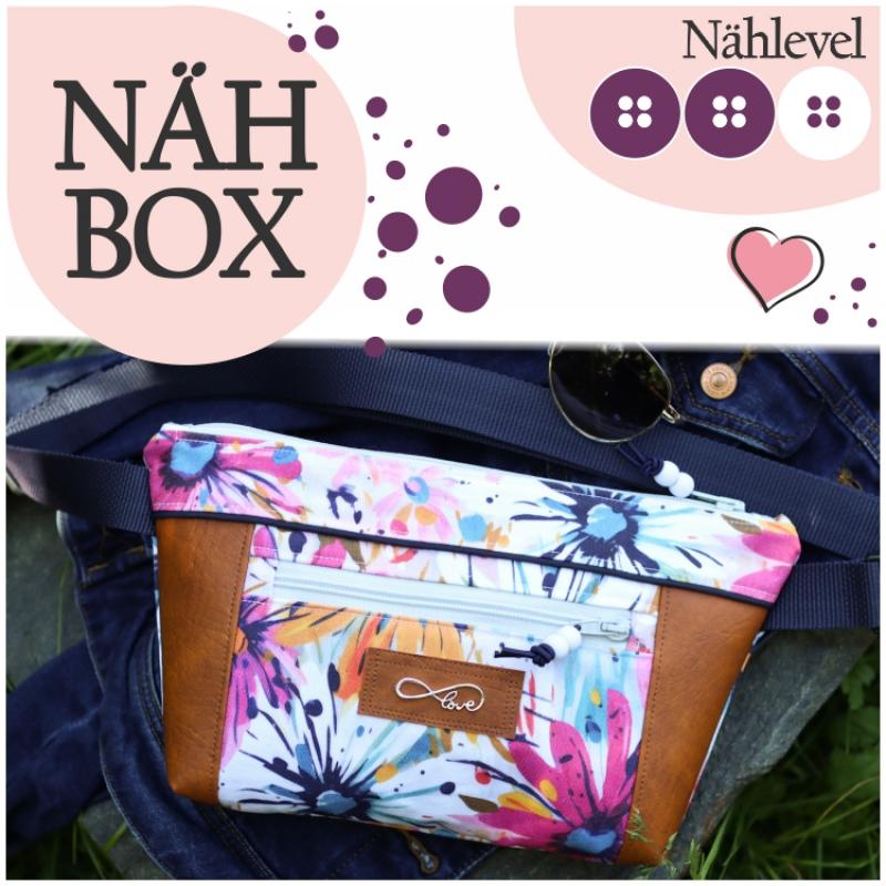Nähbox Gürteltasche 'Ida' - Blumenkind