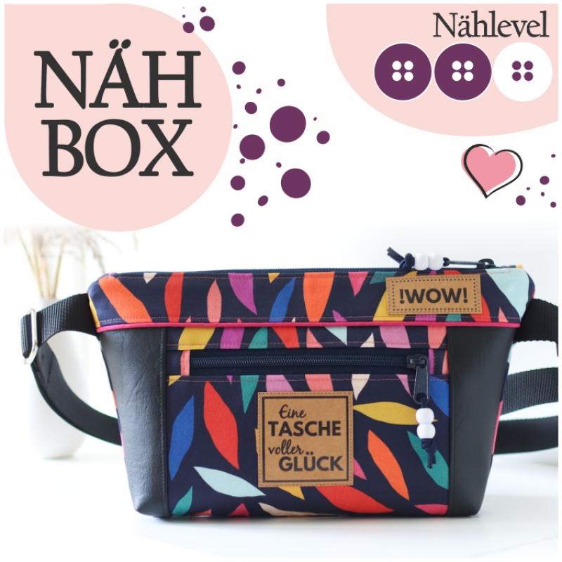Nähbox Gürteltasche 'Ida' - Farbenfroh inkl. Labelset 'Statement'