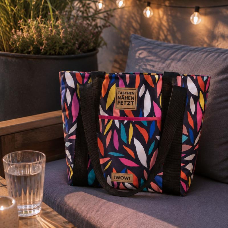 Nähset Tasche 'Leni' - Farbenfroh inkl. Labelset 'Statement'