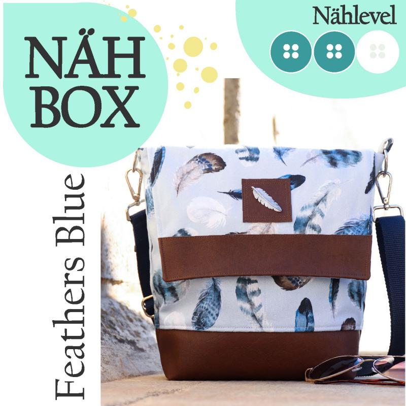 Nähbox 'Amber' - Feathers Blue