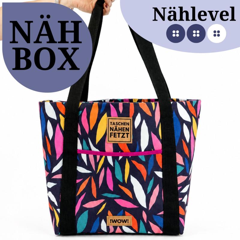 Nähset Tasche 'Leni' - Farbenfroh inkl. Labelset 'Statement'