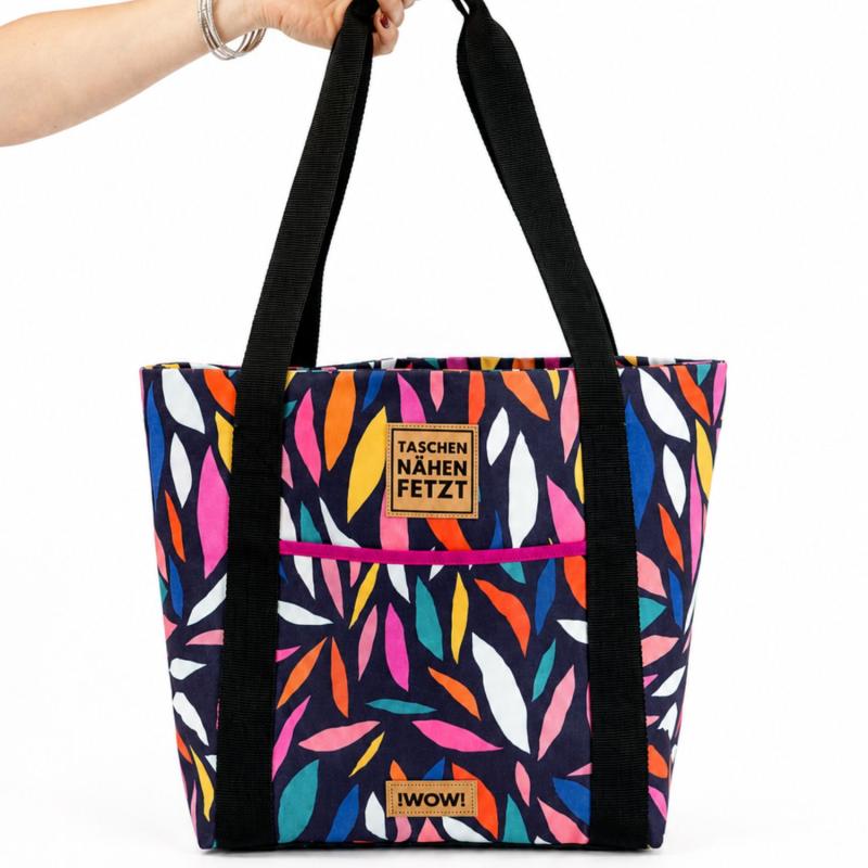 Nähset Tasche 'Leni' - Farbenfroh inkl. Labelset 'Statement'