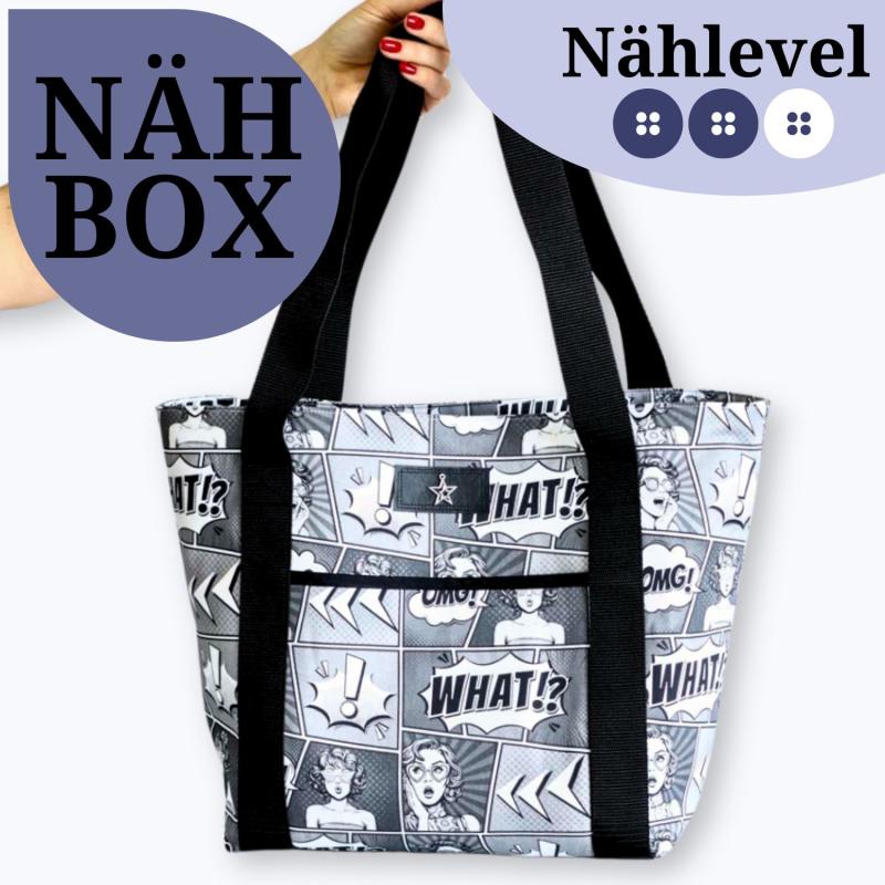 Nähset Tasche 'Leni' - Comic Ladies