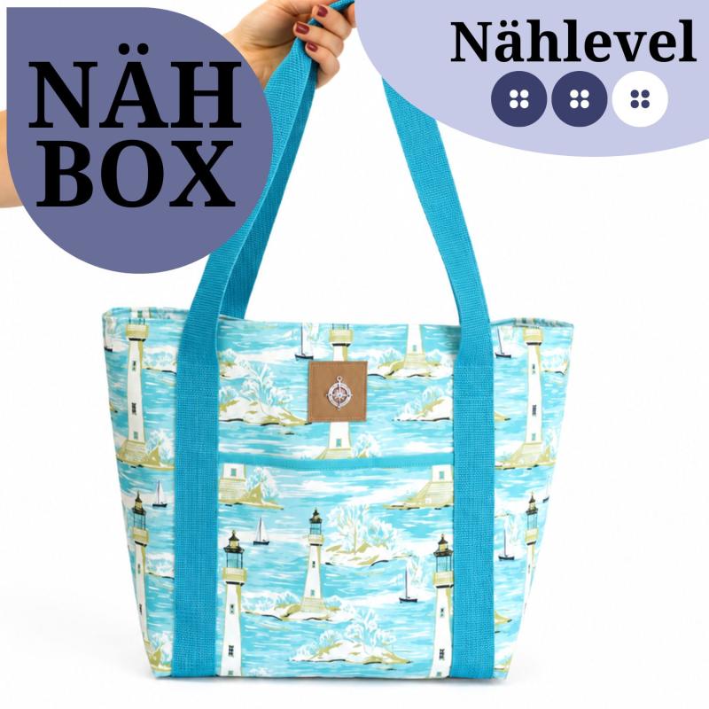 Nähset Tasche 'Leni' - Leuchtturm