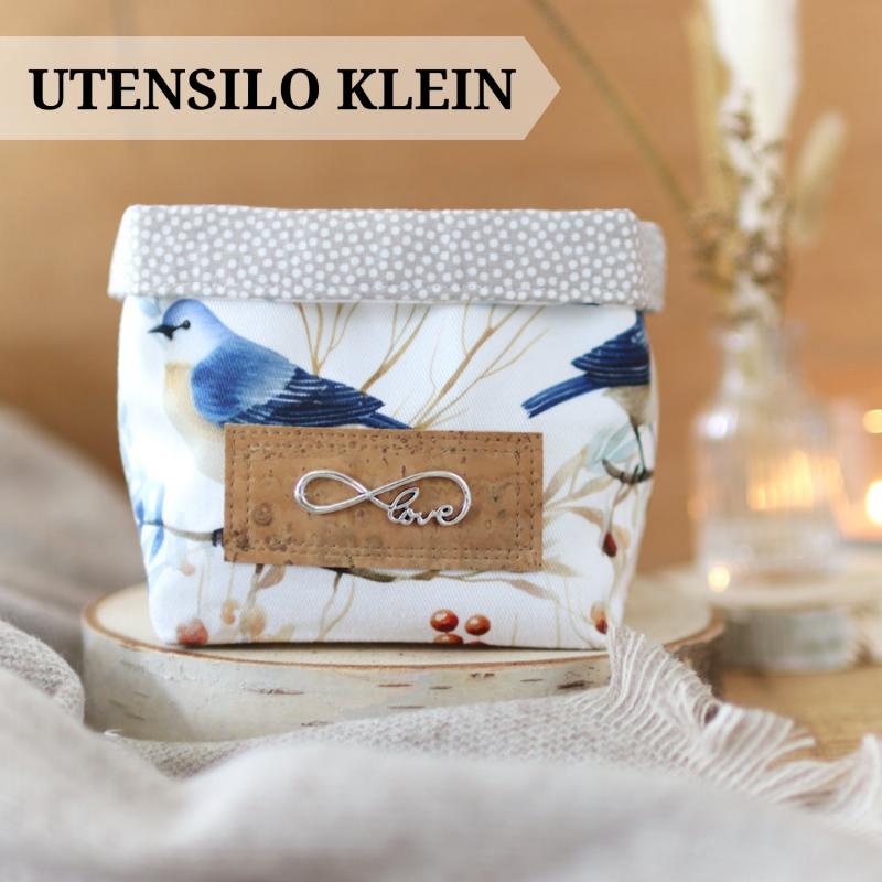 Nähset Utensilo groß & klein - Wintervögel