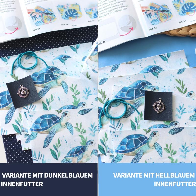 Nähbox Rucksack - Schildkröte